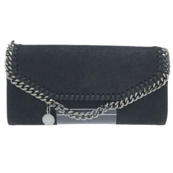 Style No. 391835-W9132-1000Stella McCartney Long Wallet Falabella Shaggy Suede - Picture 1 of 6